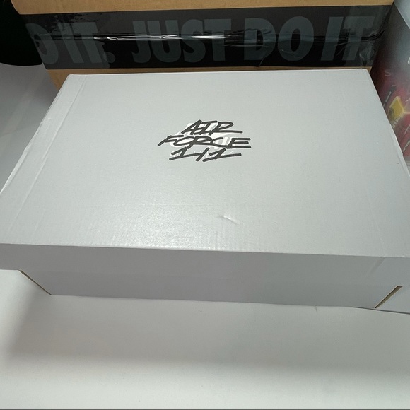 Nike Air Force 1 of 1 Mens Size 10 Sneakers Velcro - Picture 11 of 12